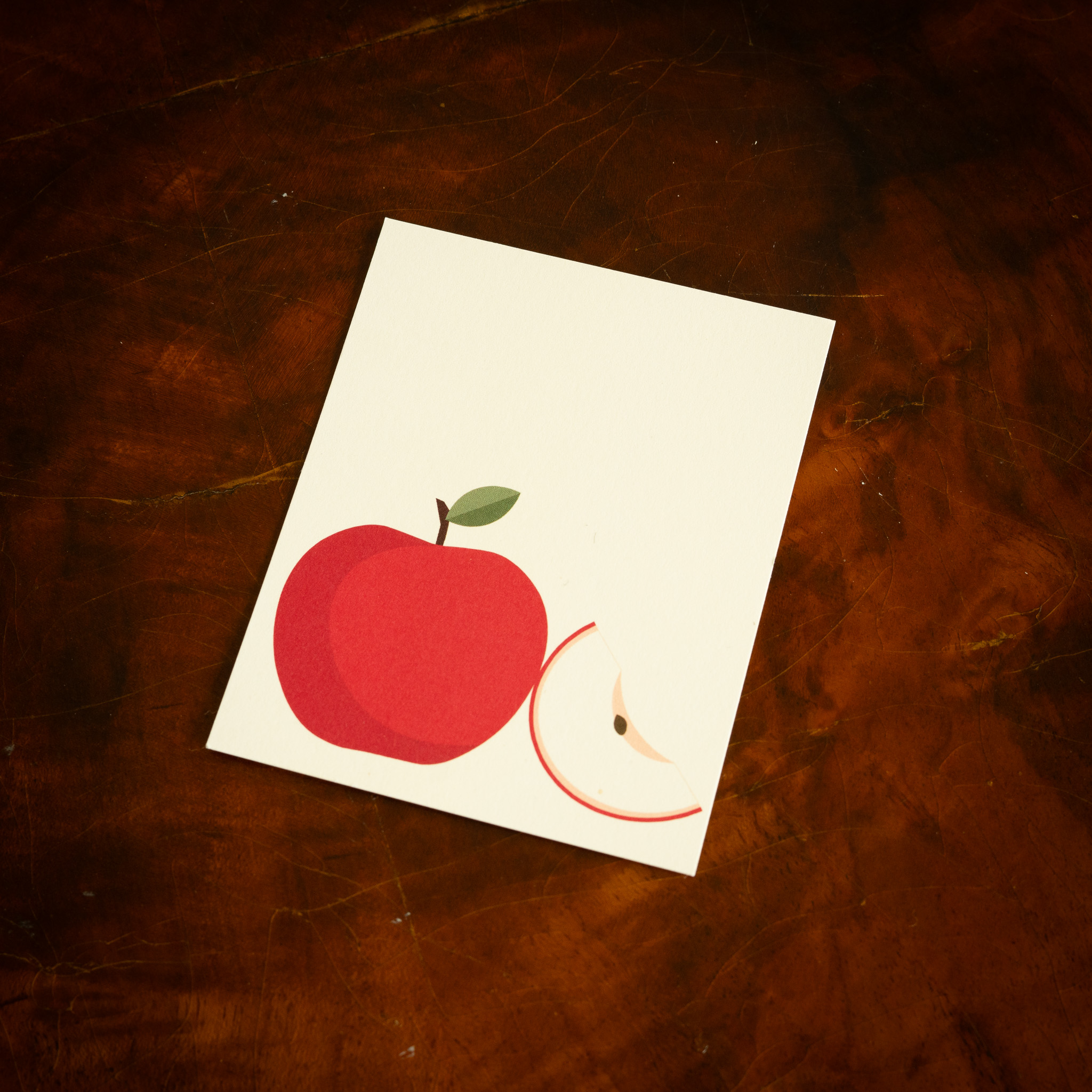 greeting card APPLE