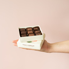 chocolate covered caramel 9 pieces
