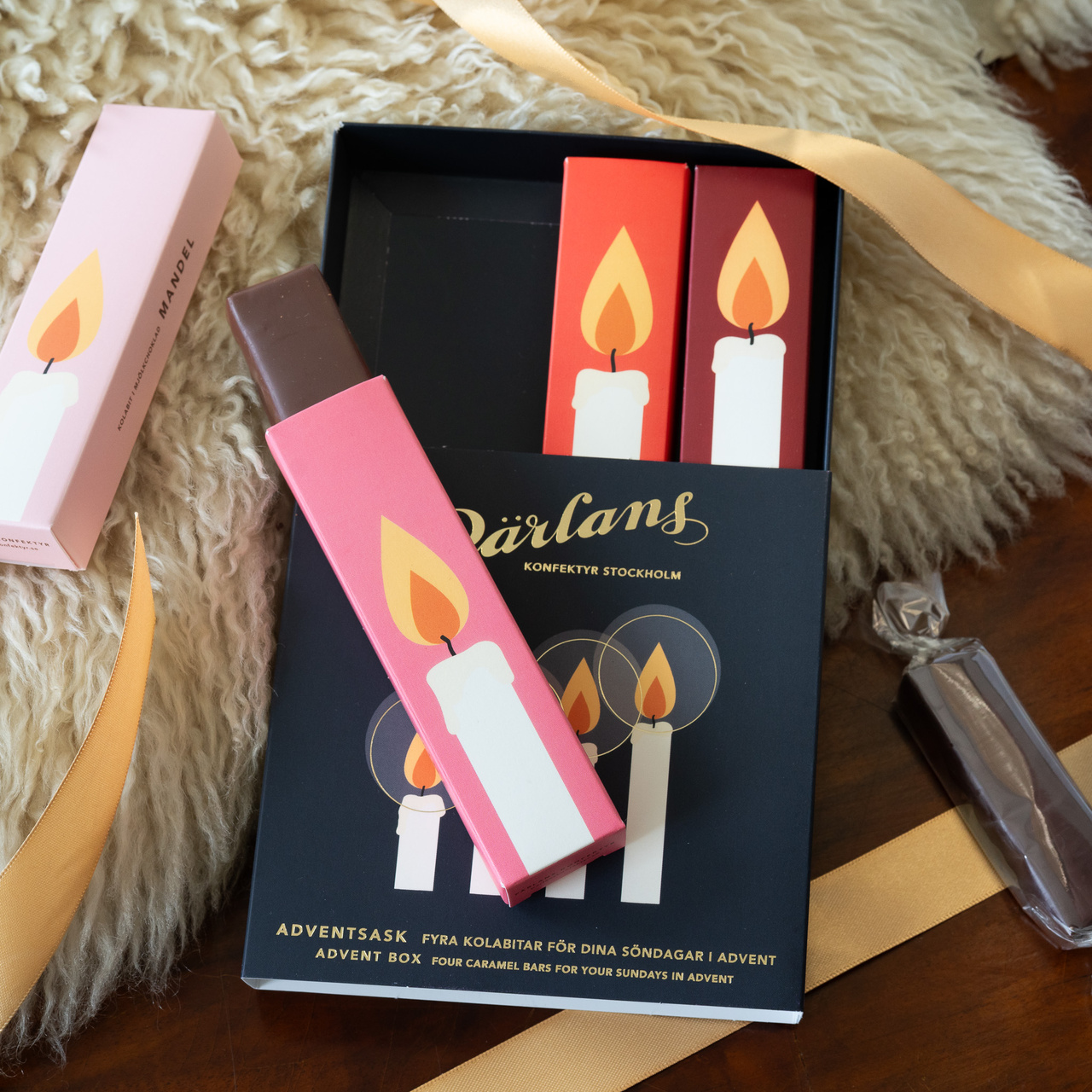kolabit i choklad ADVENTSKALENDER 4 bitar