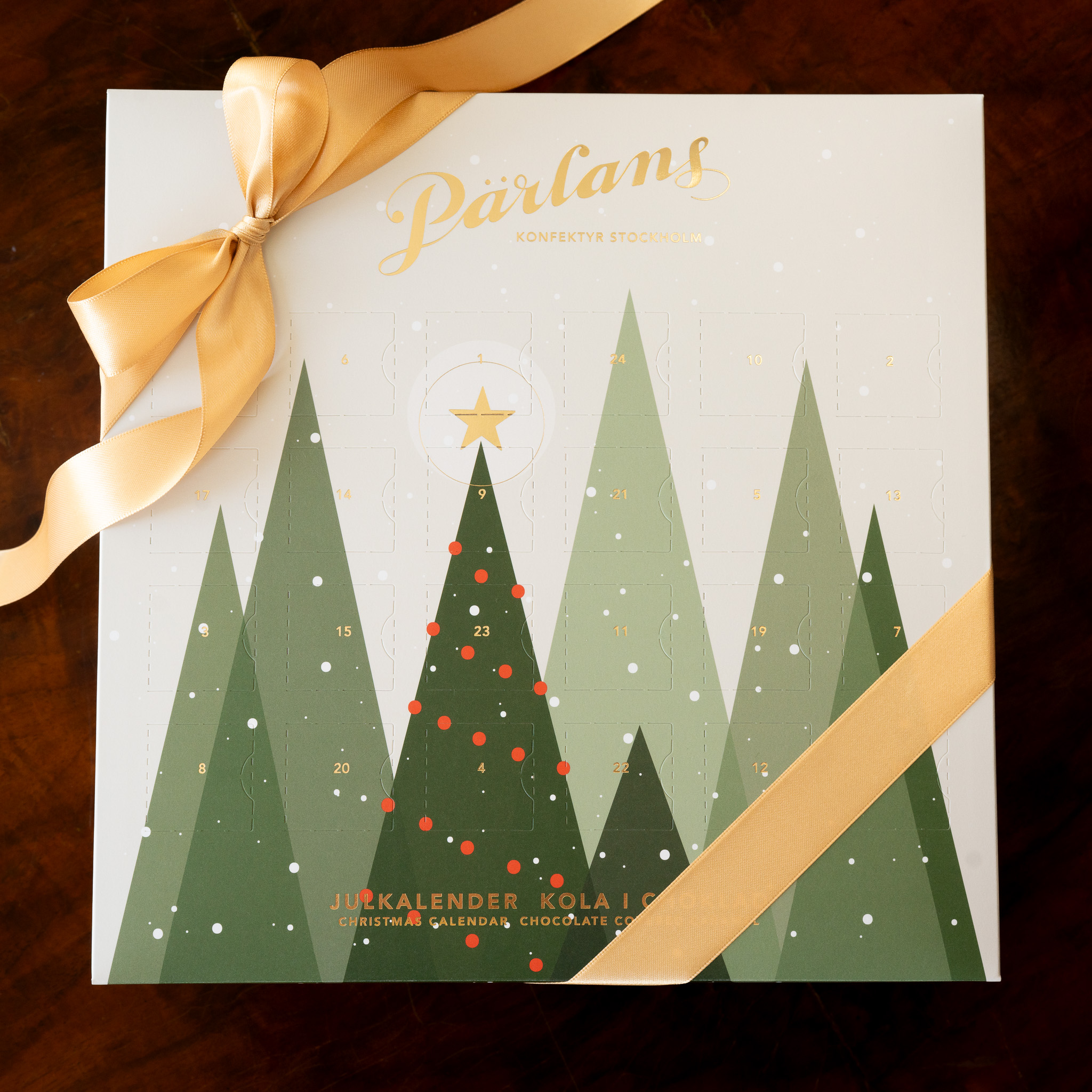 kola i choklad JULKALENDER 24 bitar