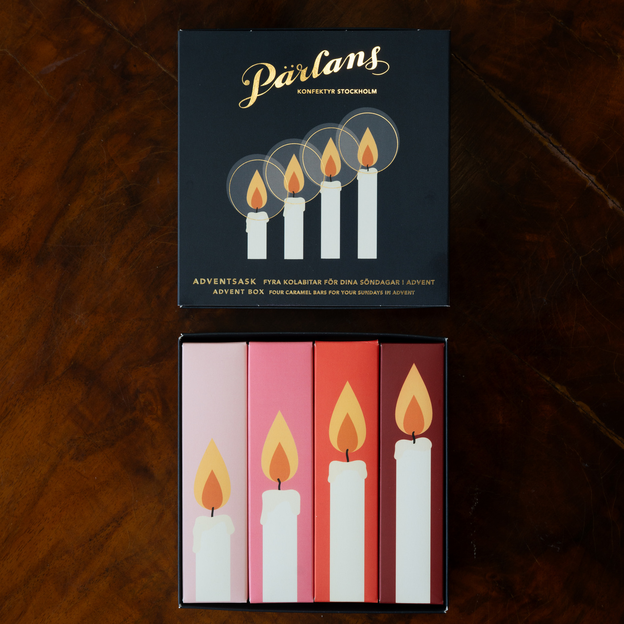 kolabit i choklad ADVENTSKALENDER 4 bitar