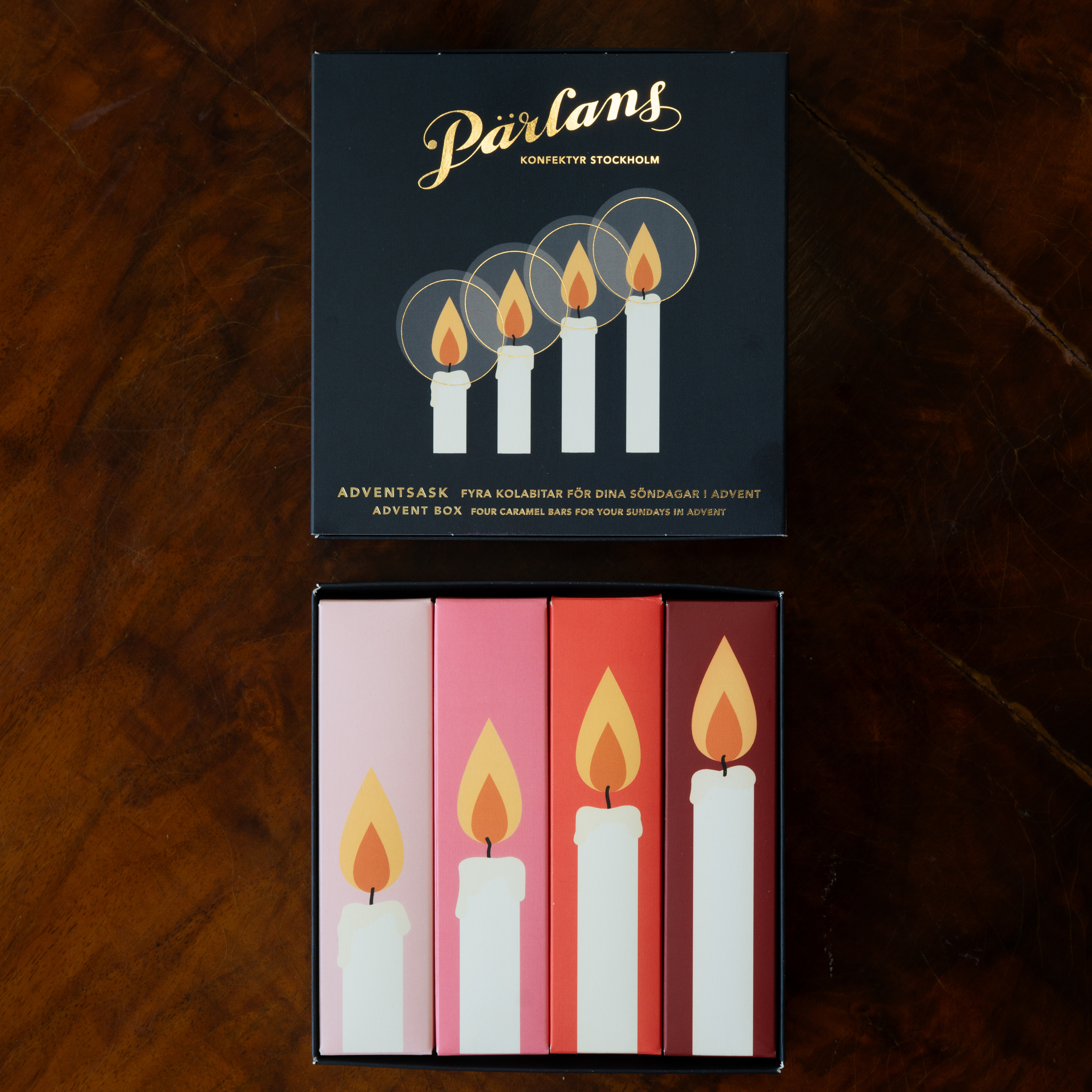 kolabit i choklad ADVENTSKALENDER 4 bitar