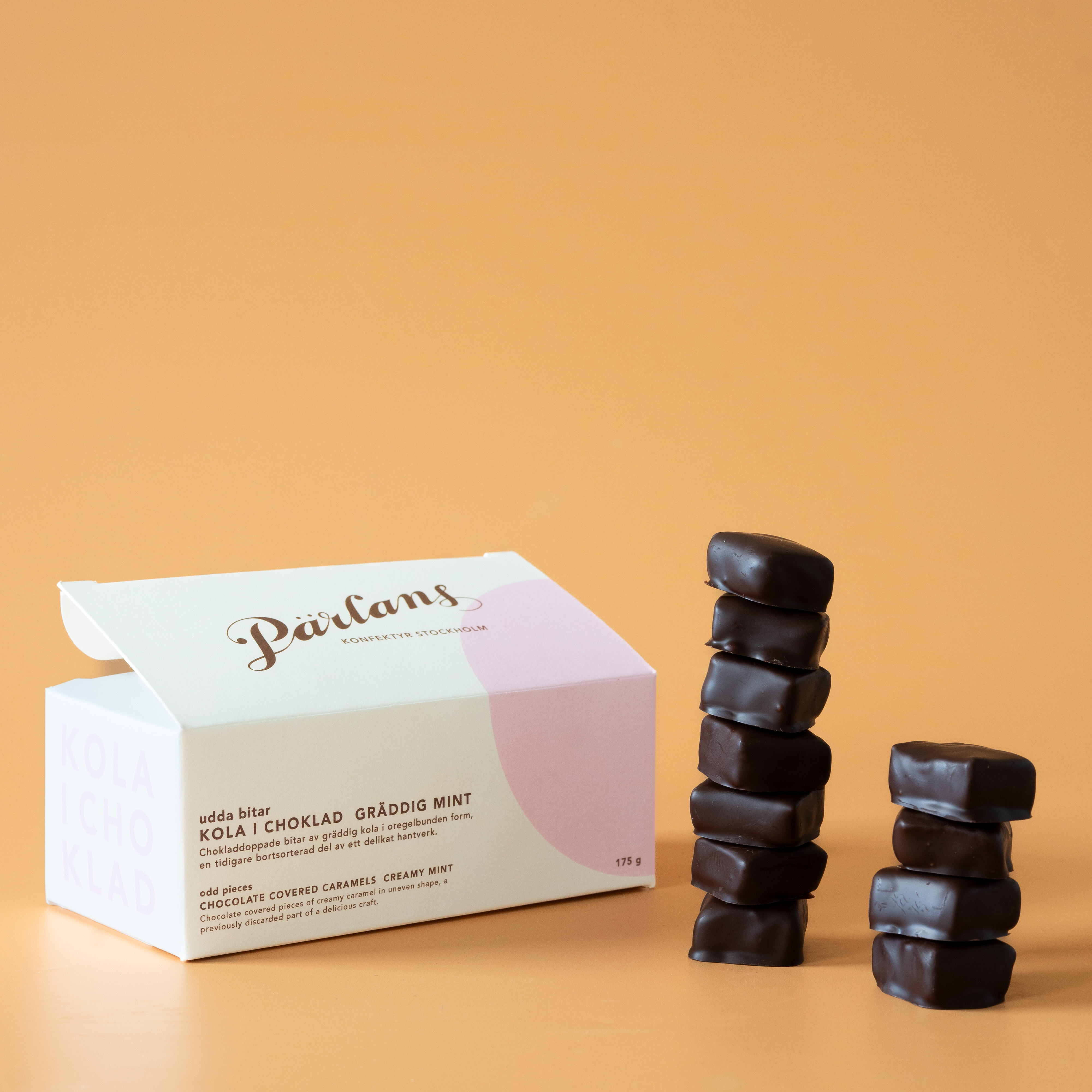 kola i choklad UDDA BITAR GRÄDDIG MINT 175g