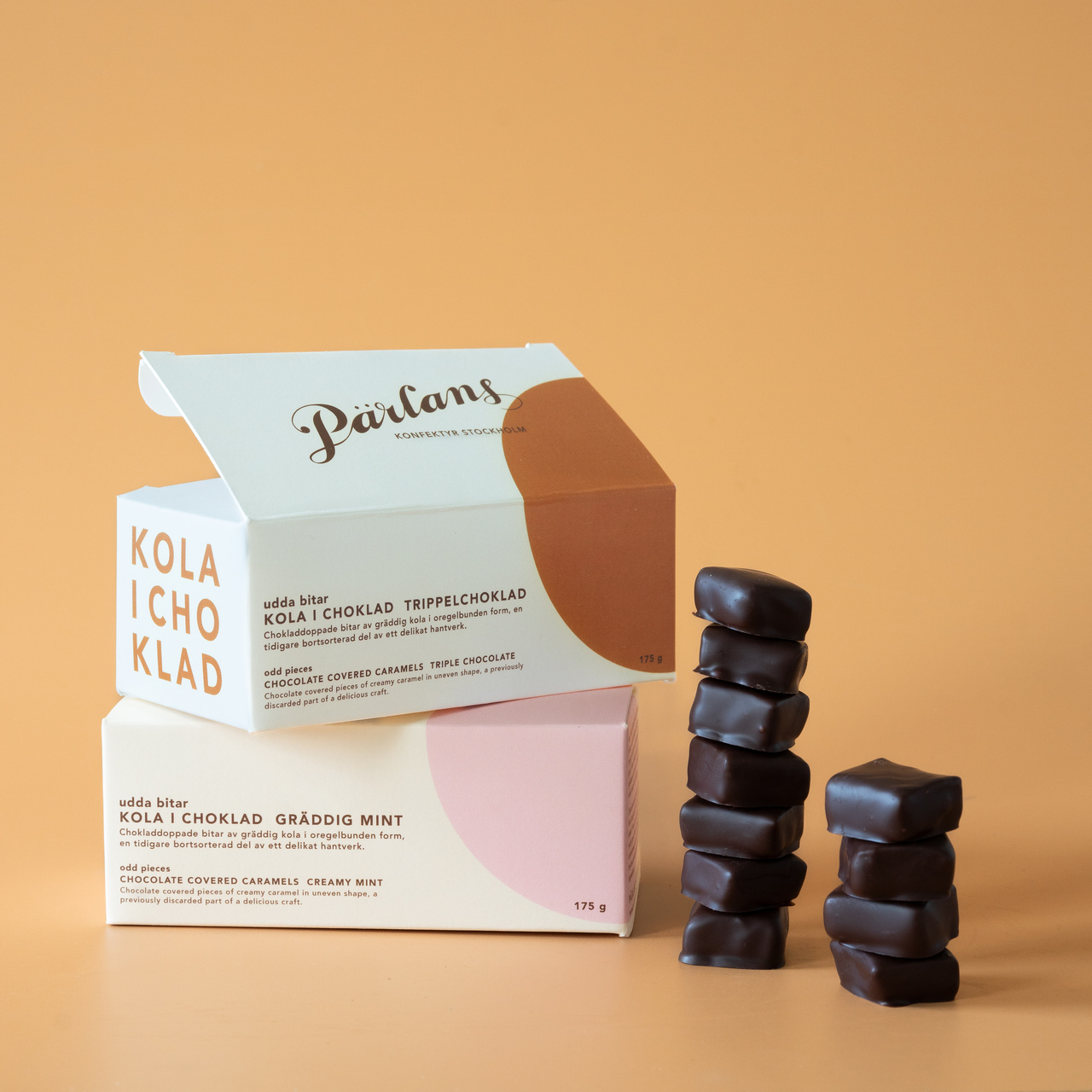 kola i choklad UDDA BITAR GRÄDDIG MINT 175g