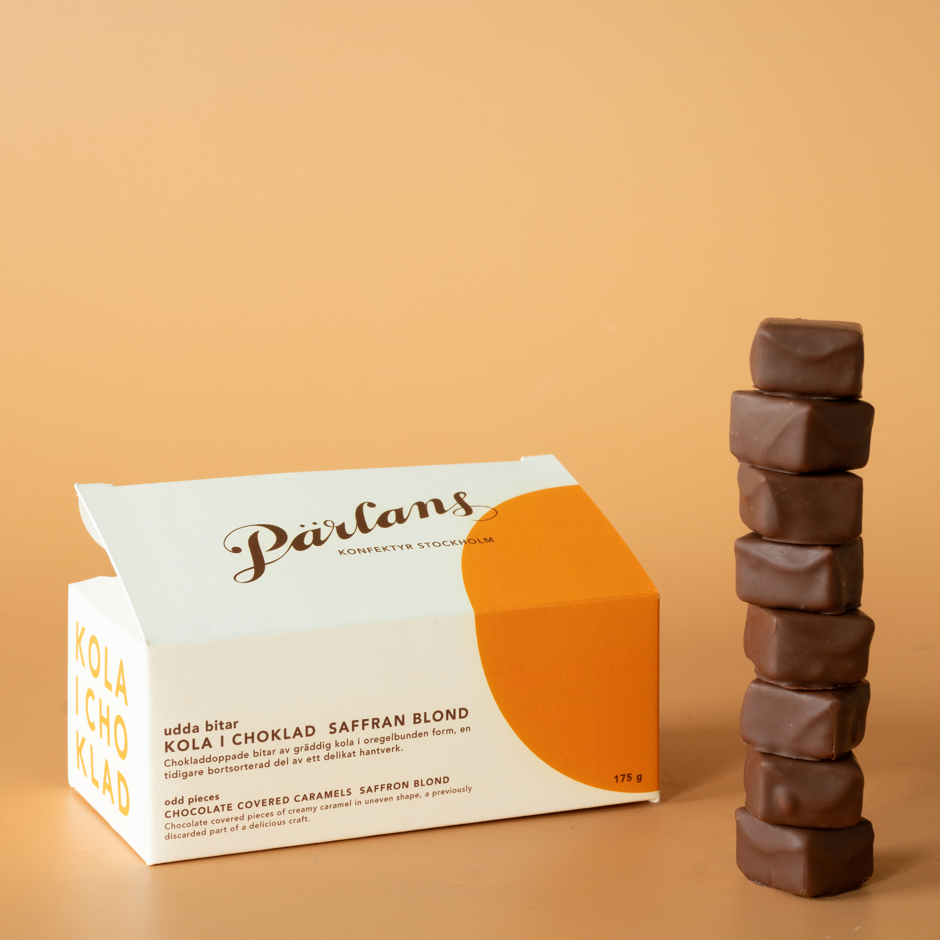 kola i choklad UDDA BITAR SAFFRAN BLOND 175g