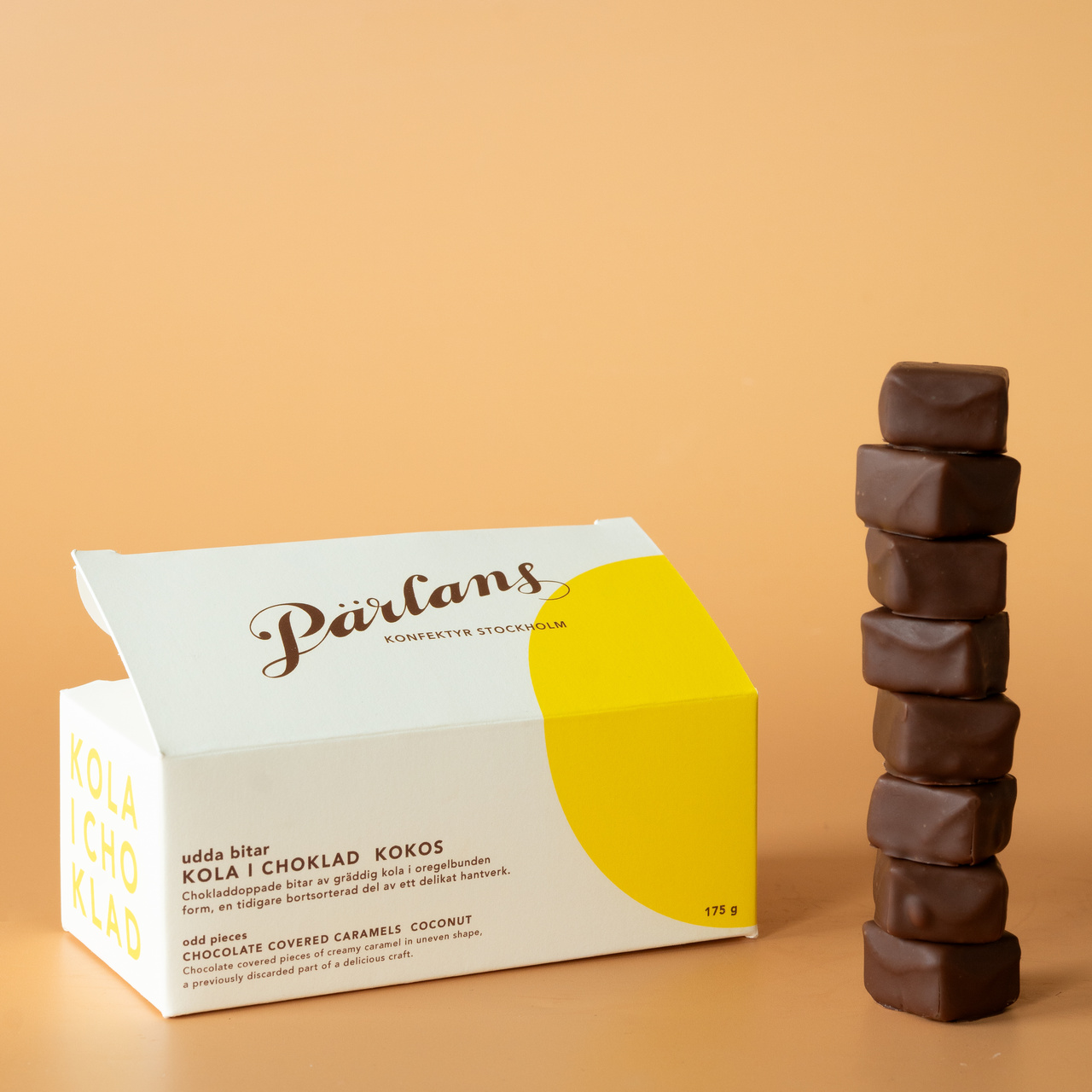 kola i choklad UDDA BITAR KOKOS 175g