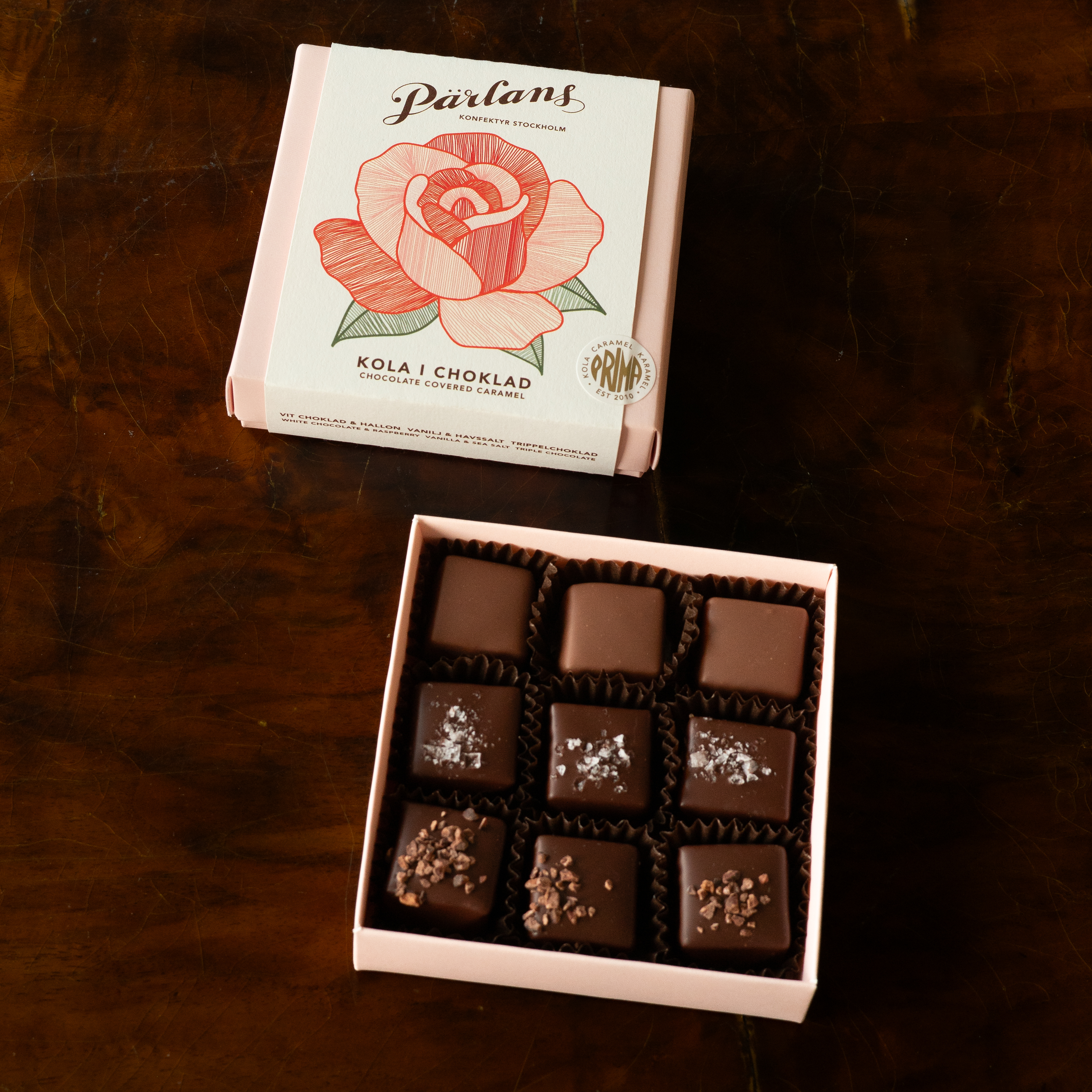 kola i choklad 9 bitar