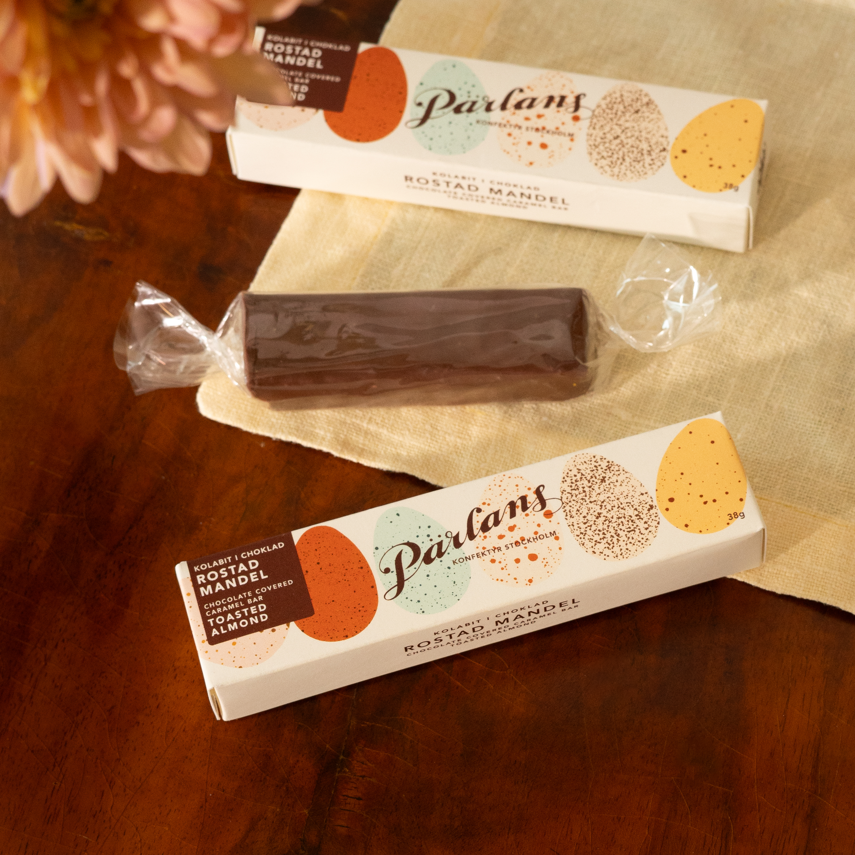 kolabit i choklad ROSTAD MANDEL