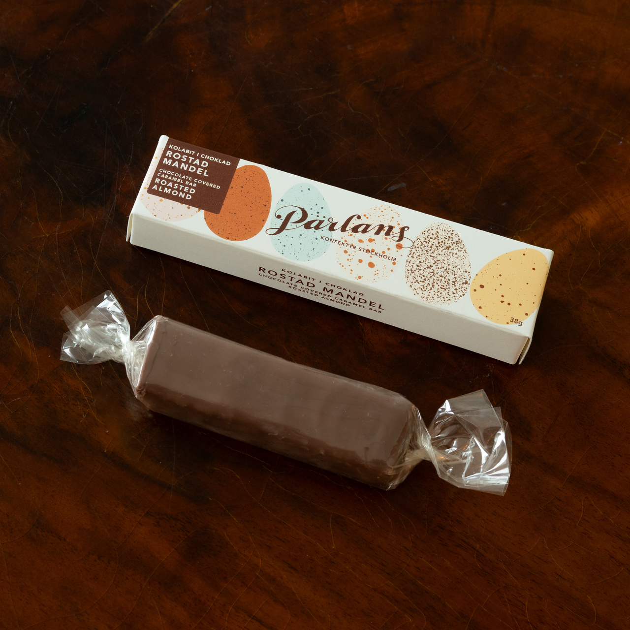 kolabit i choklad ROSTAD MANDEL