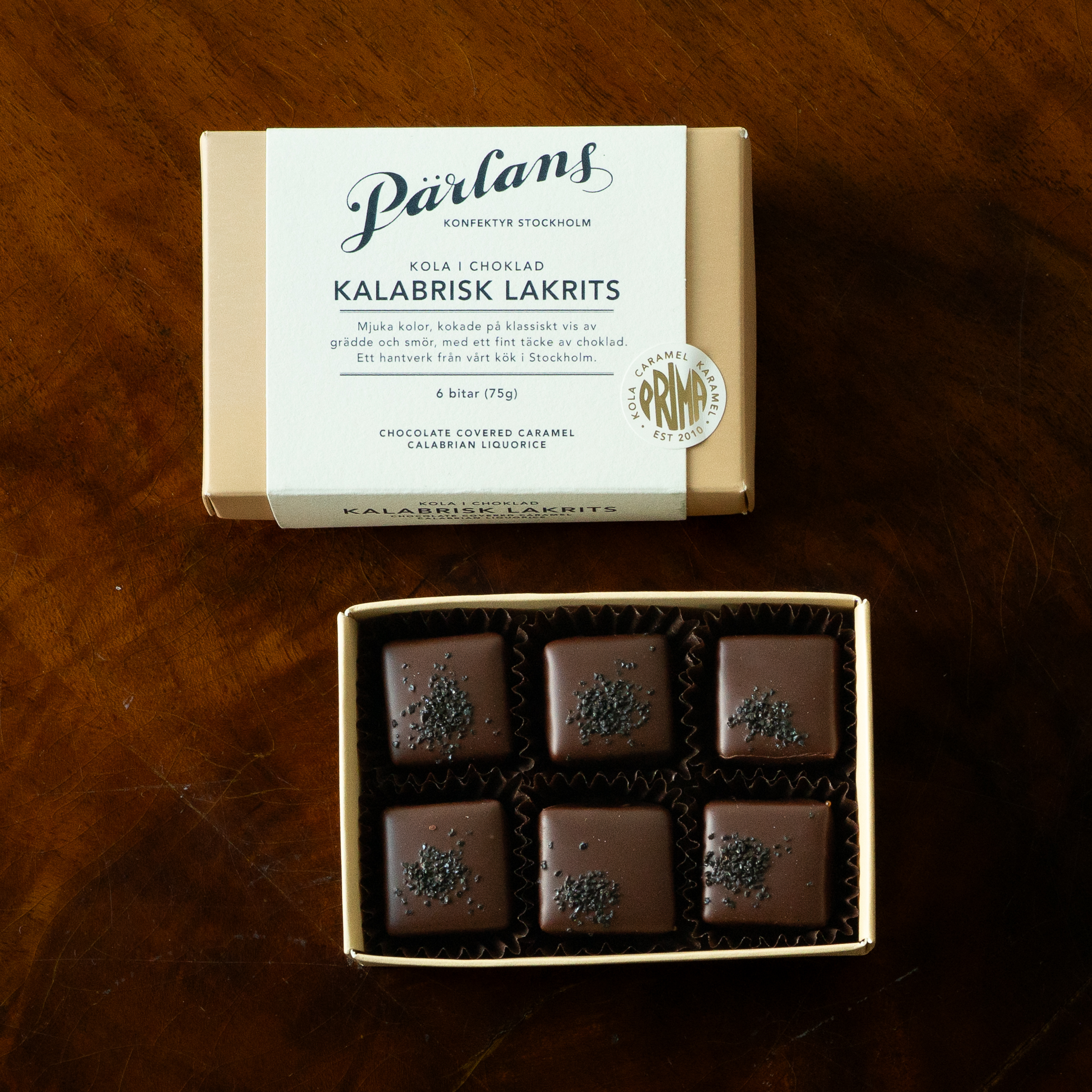 kola i choklad KALABRISK LAKRITS 6 bitar