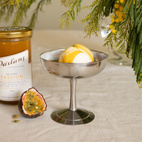 caramel sauce PASSIONFRUIT glass jar