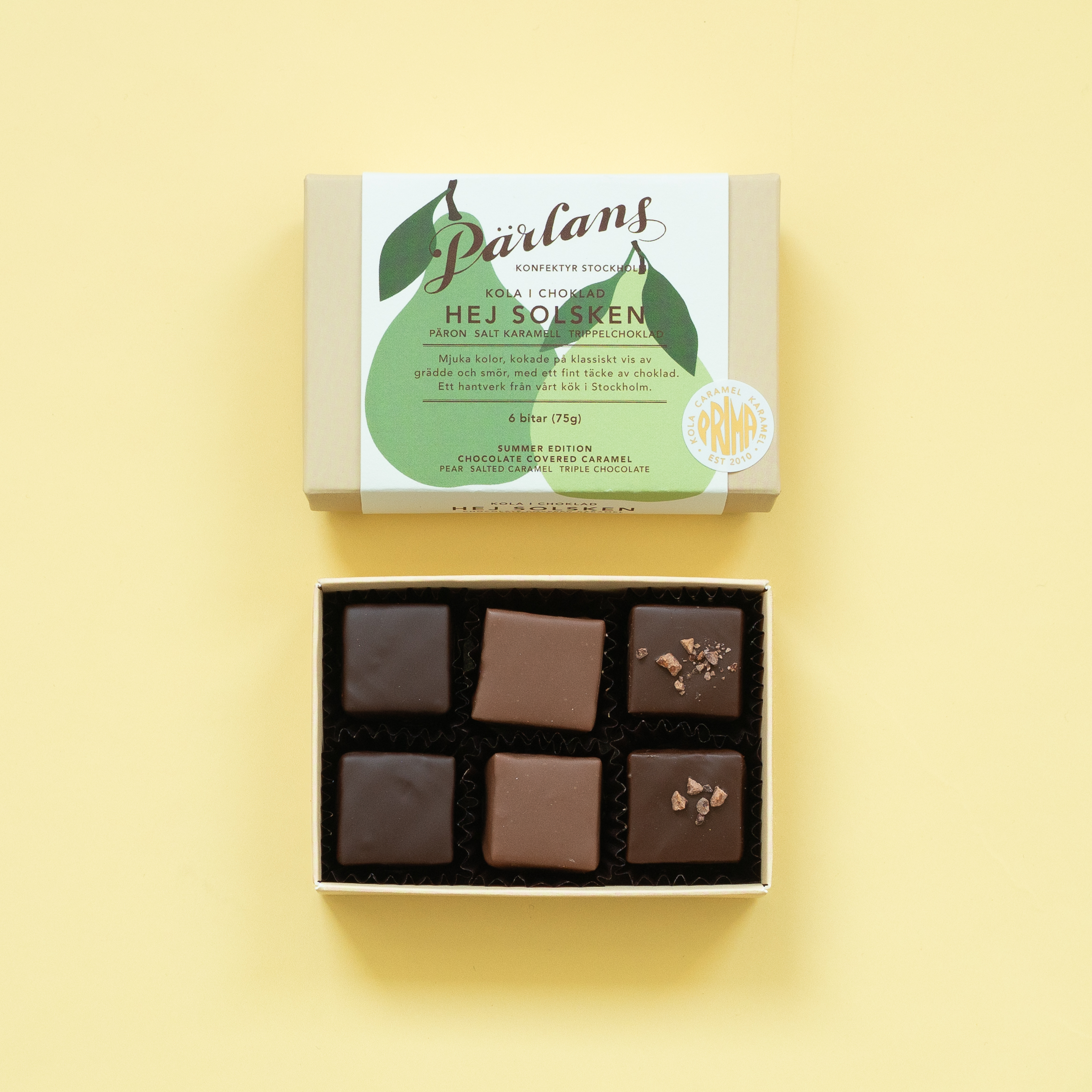 kola i choklad HEJ SOLSKEN 6 bitar