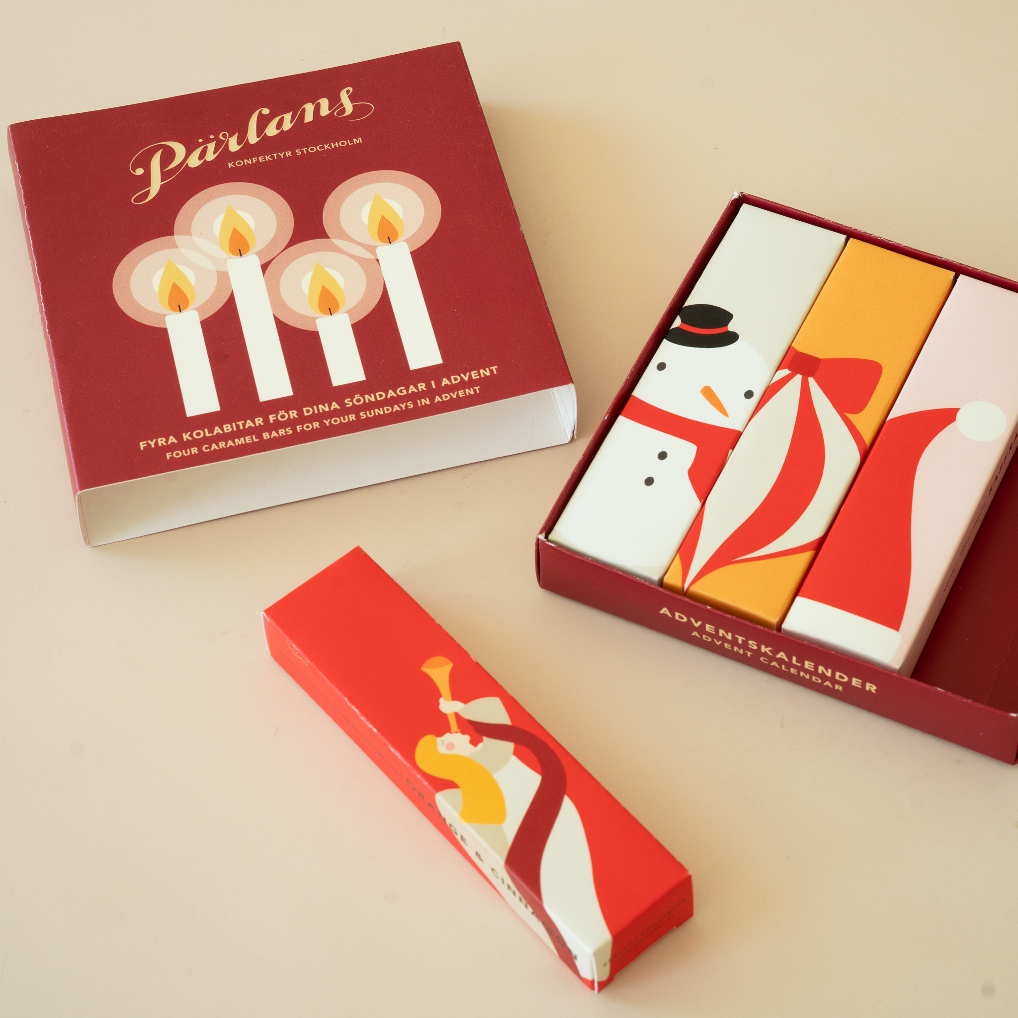 kolabit i choklad ADVENTSKALENDER 4 bitar
