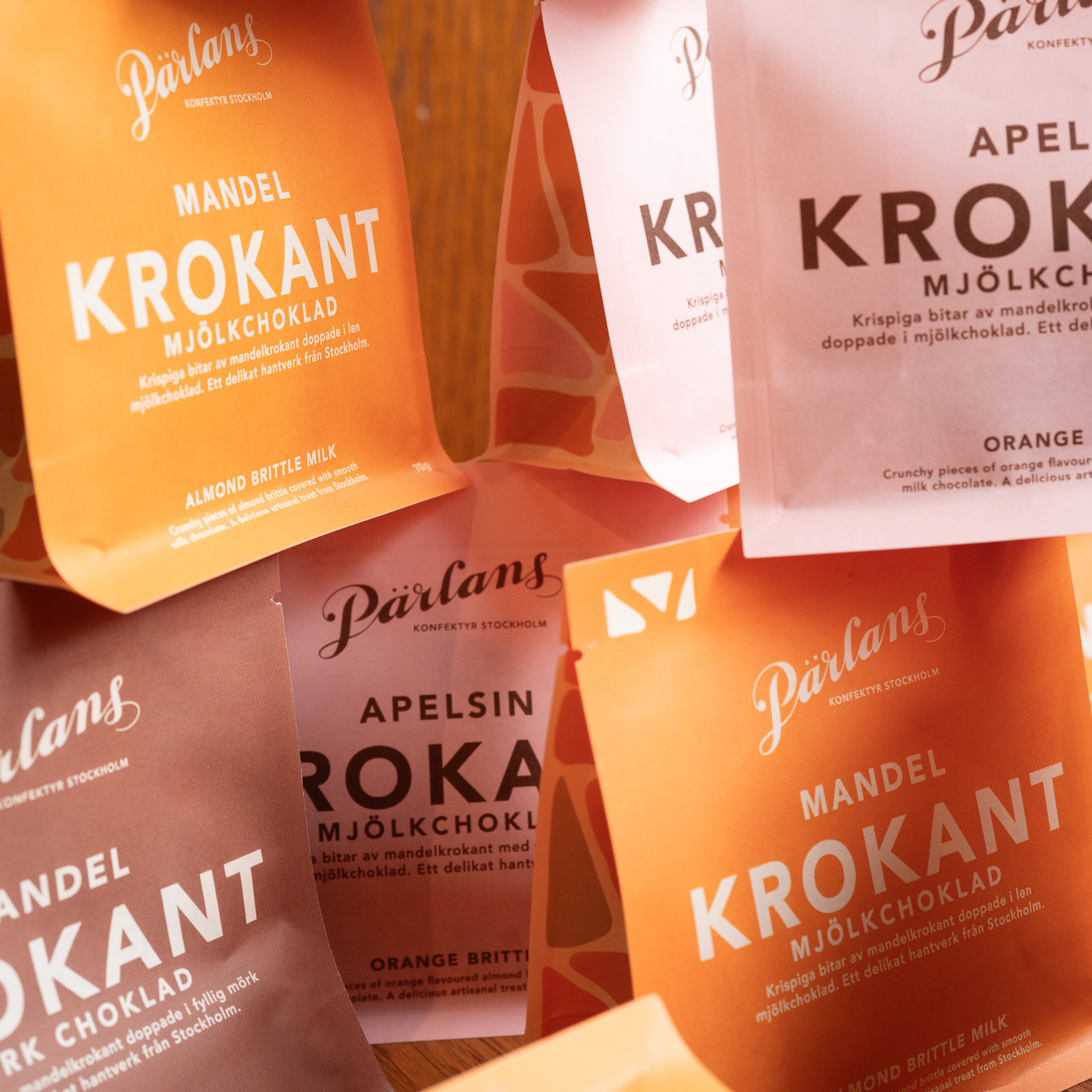 Krokant i påse MANDEL mjölkchoklad 70g