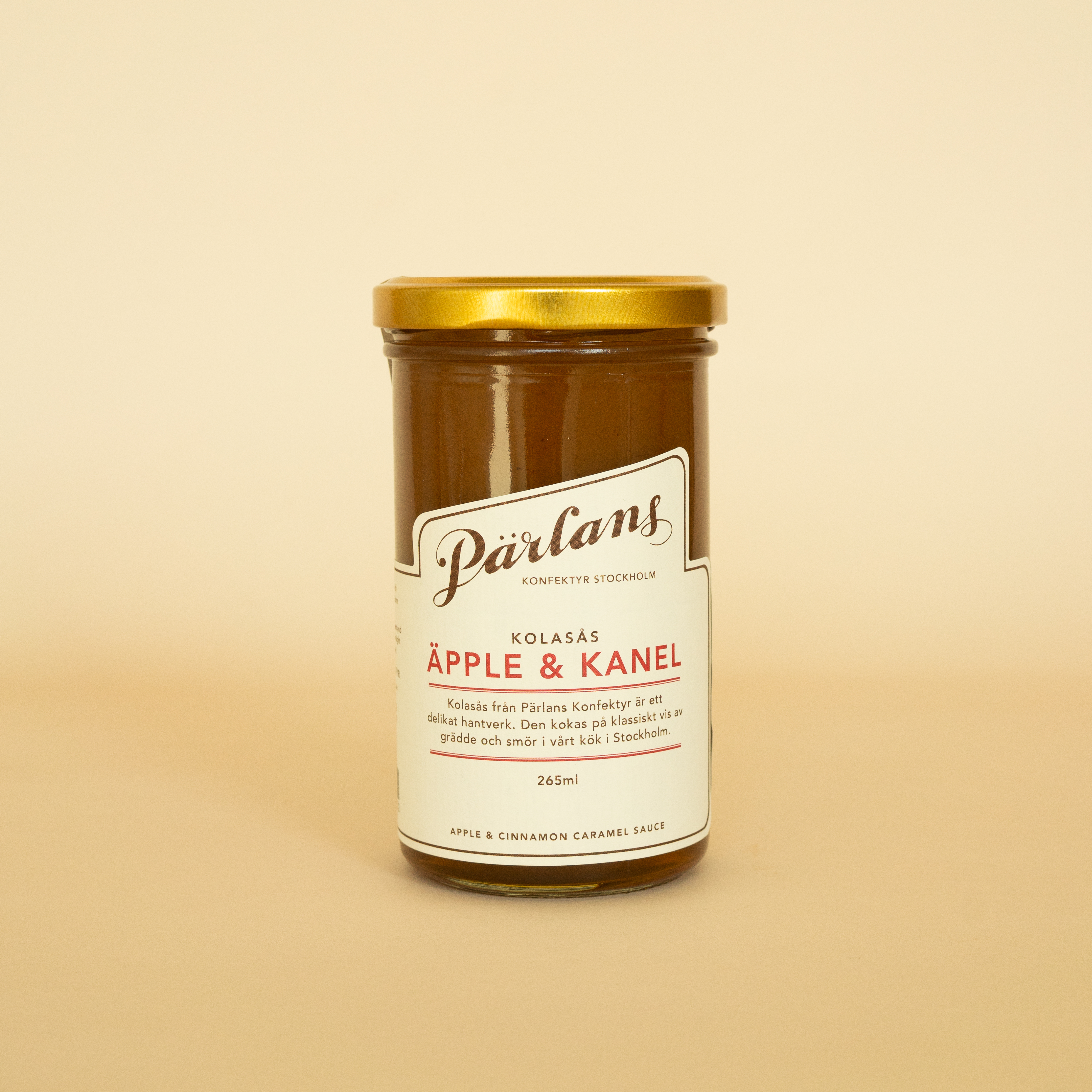 kolasås ÄPPLE & KANEL glasburk