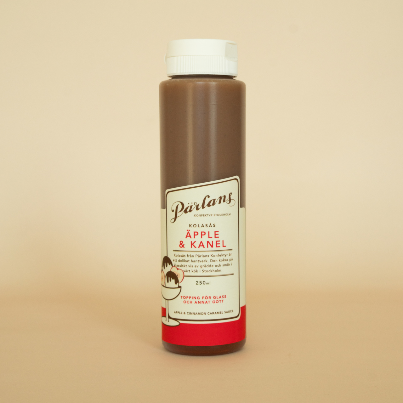 caramel sauce APPLE & CINNAMON squeeze 250ml