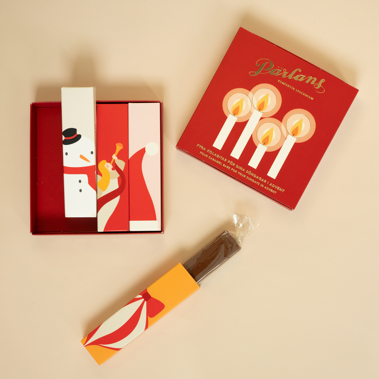 kolabit i choklad ADVENTSKALENDER 4 bitar