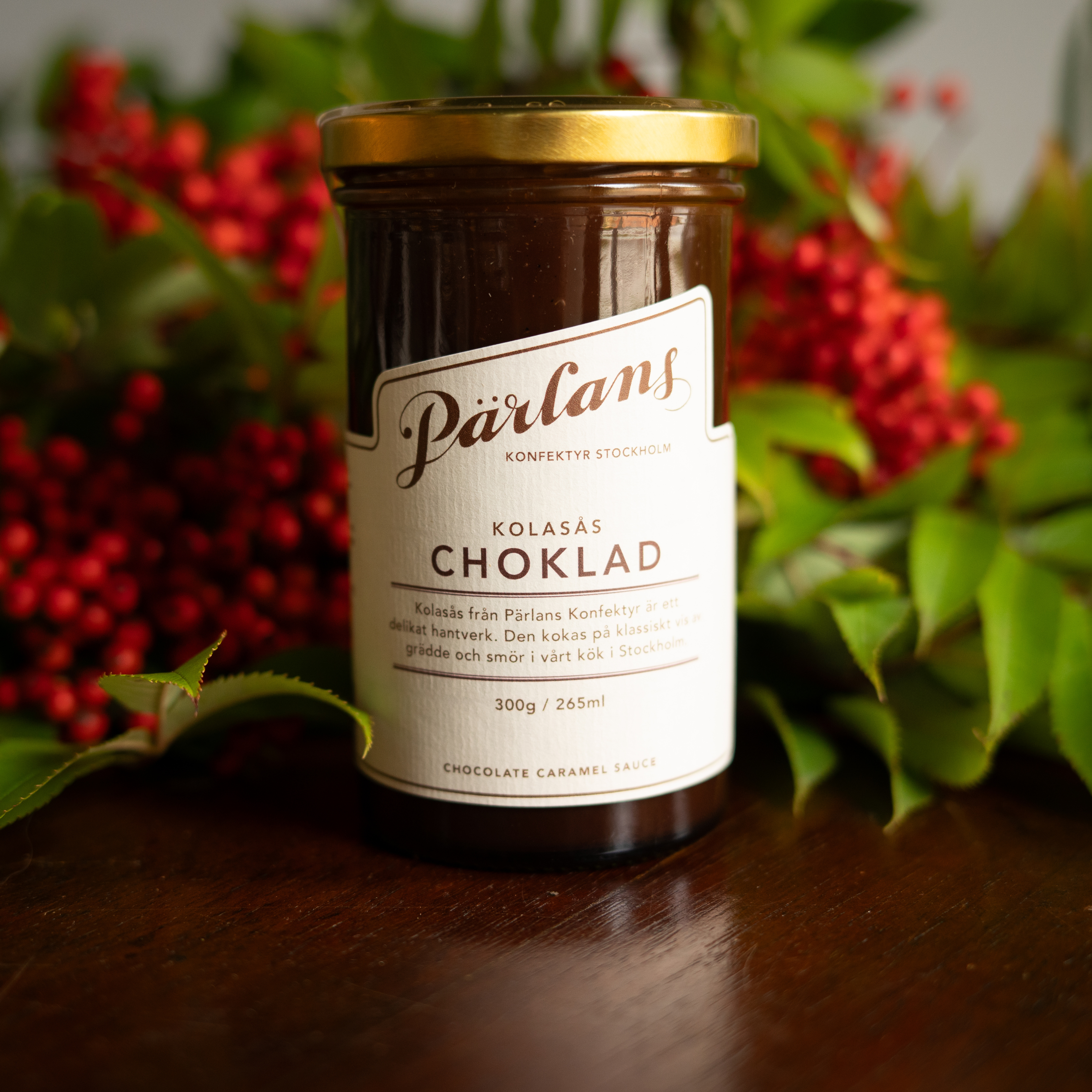kolasås  CHOKLAD glasburk