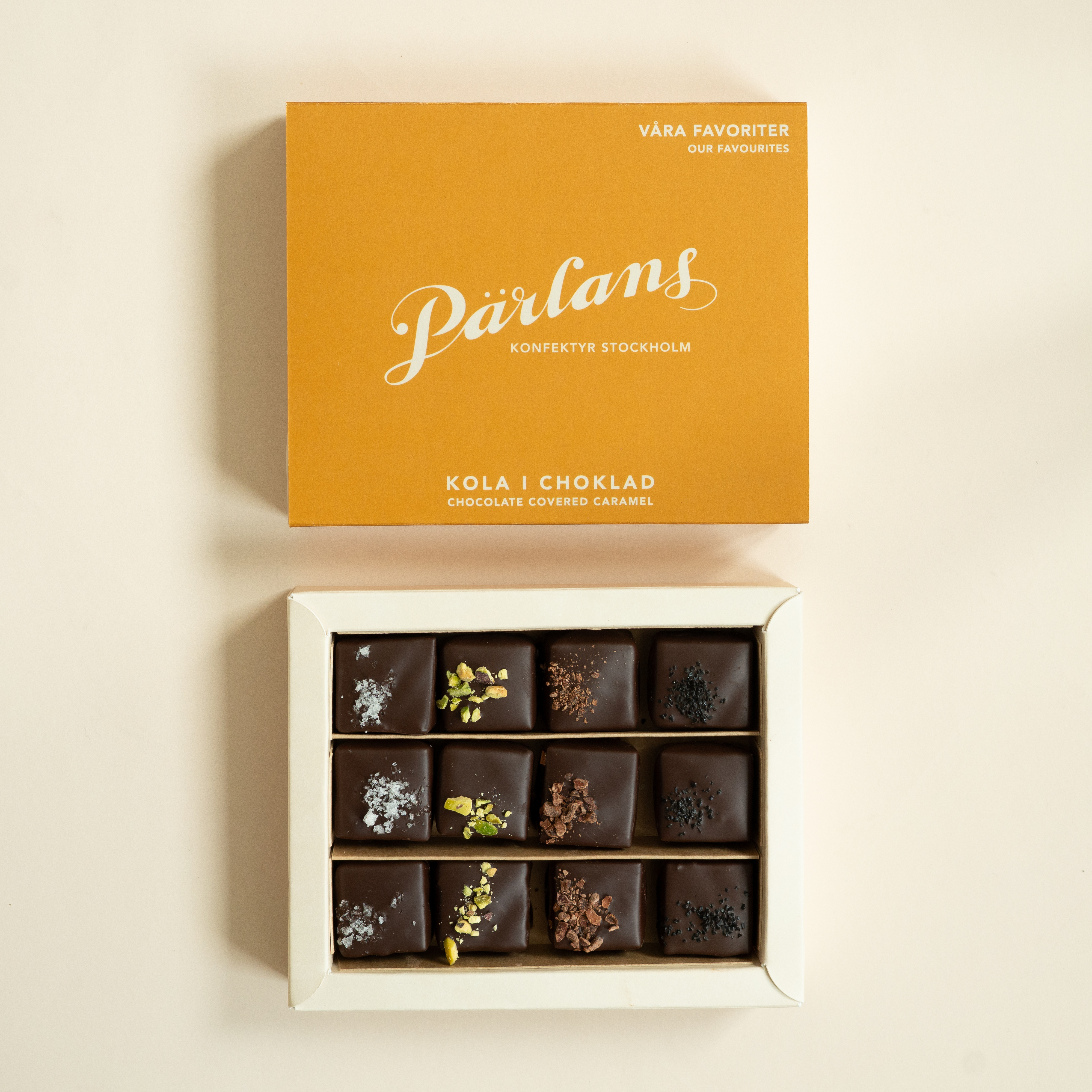 kola i choklad VÅRA FAVORITER 12 bitar