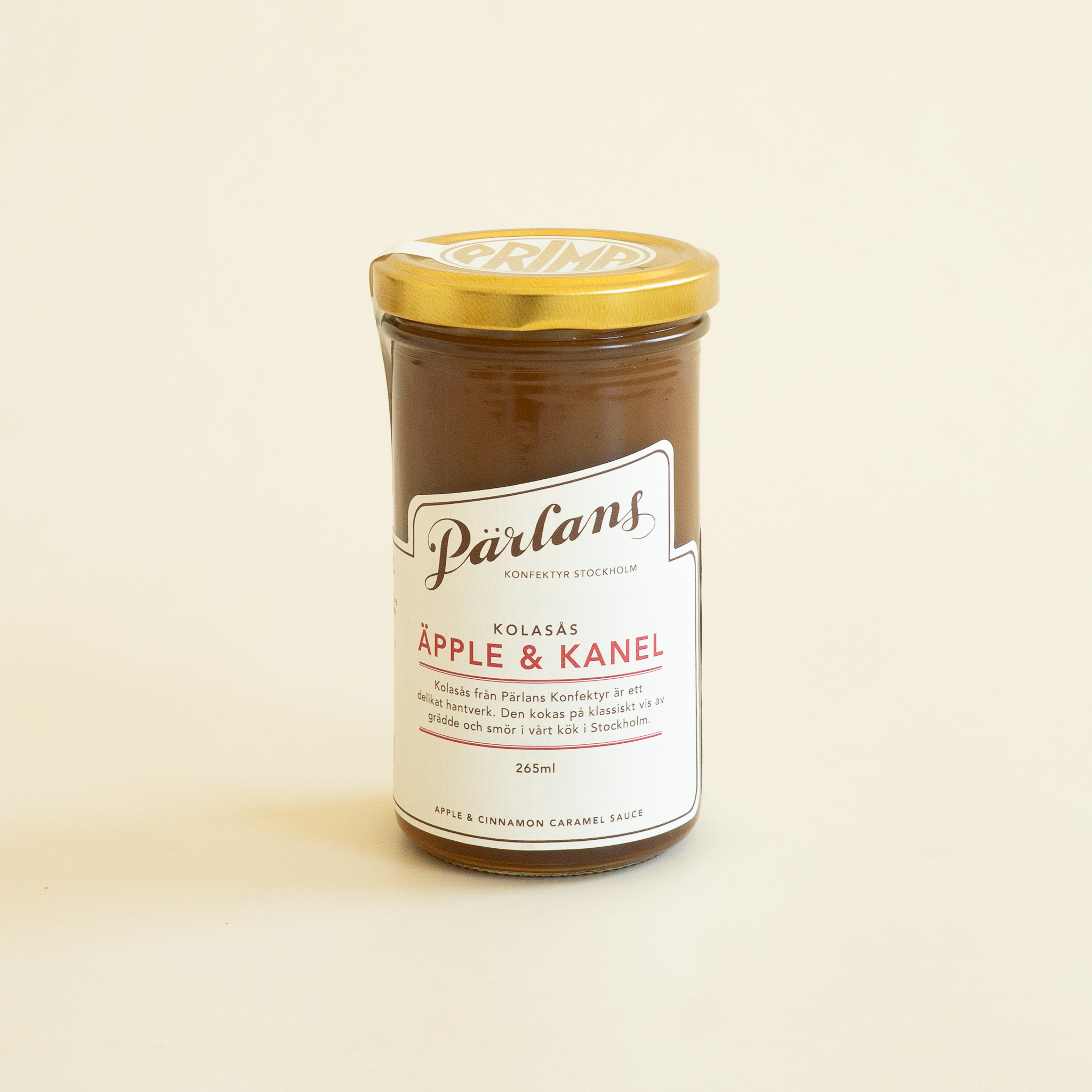 kolasås ÄPPLE & KANEL glasburk