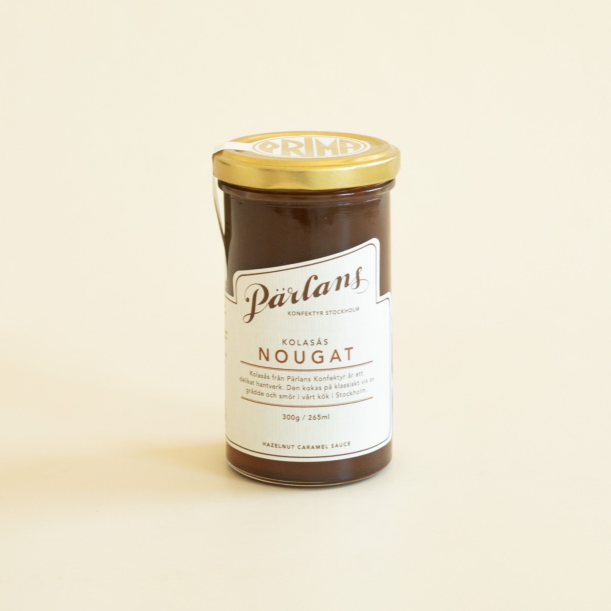kolasås NOUGAT glasburk