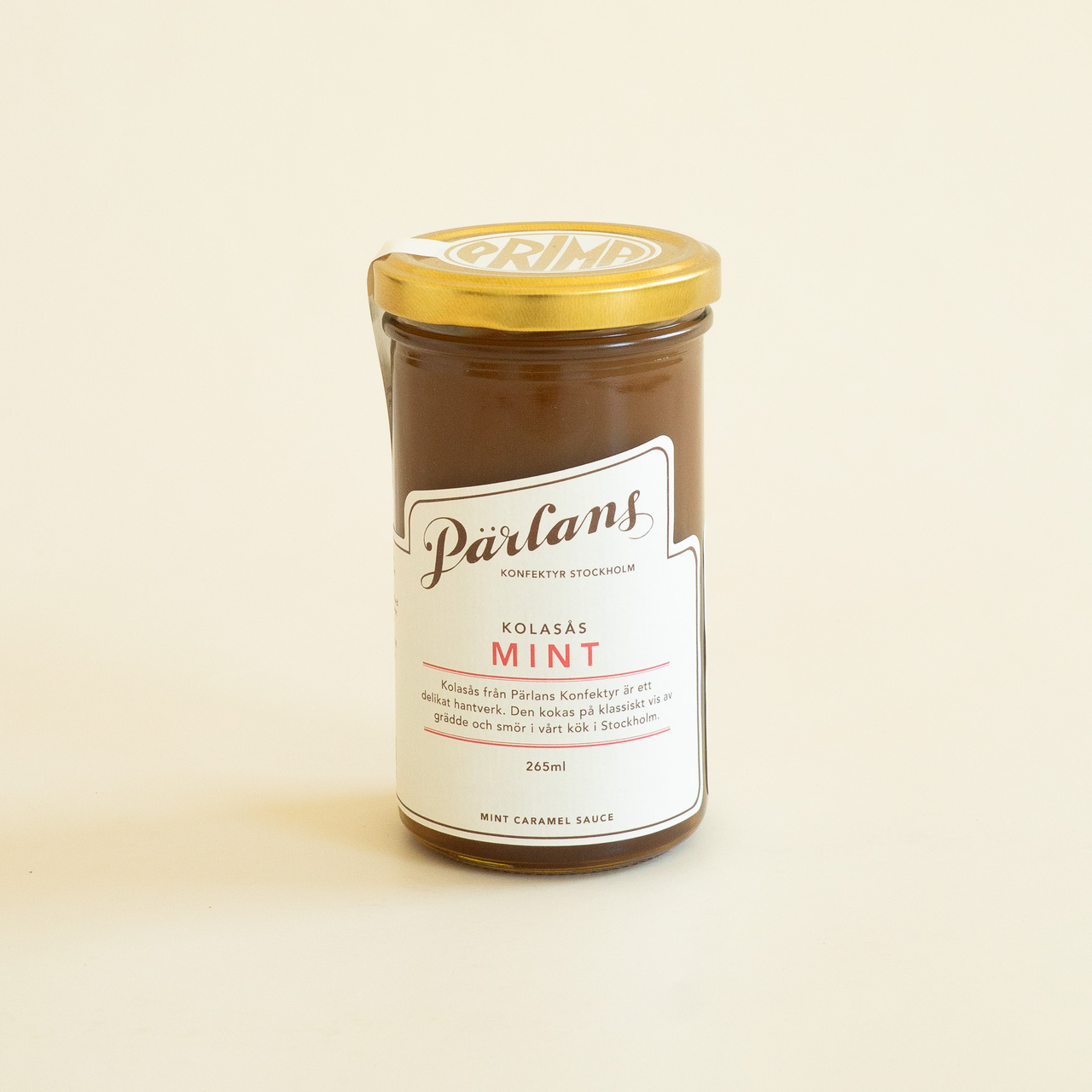 kolasås MINT glasburk