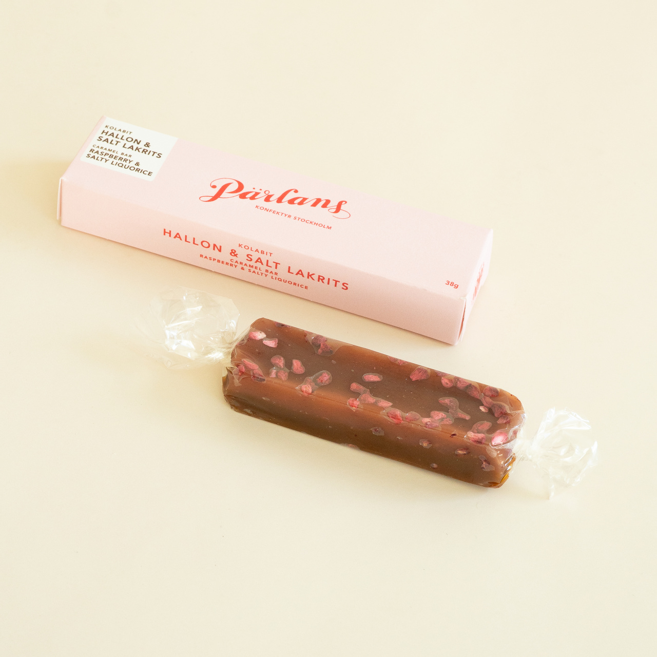 caramel bar RASPBERRY & LIQUORICE