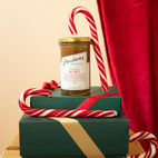 caramel sauce MINT glass jar
