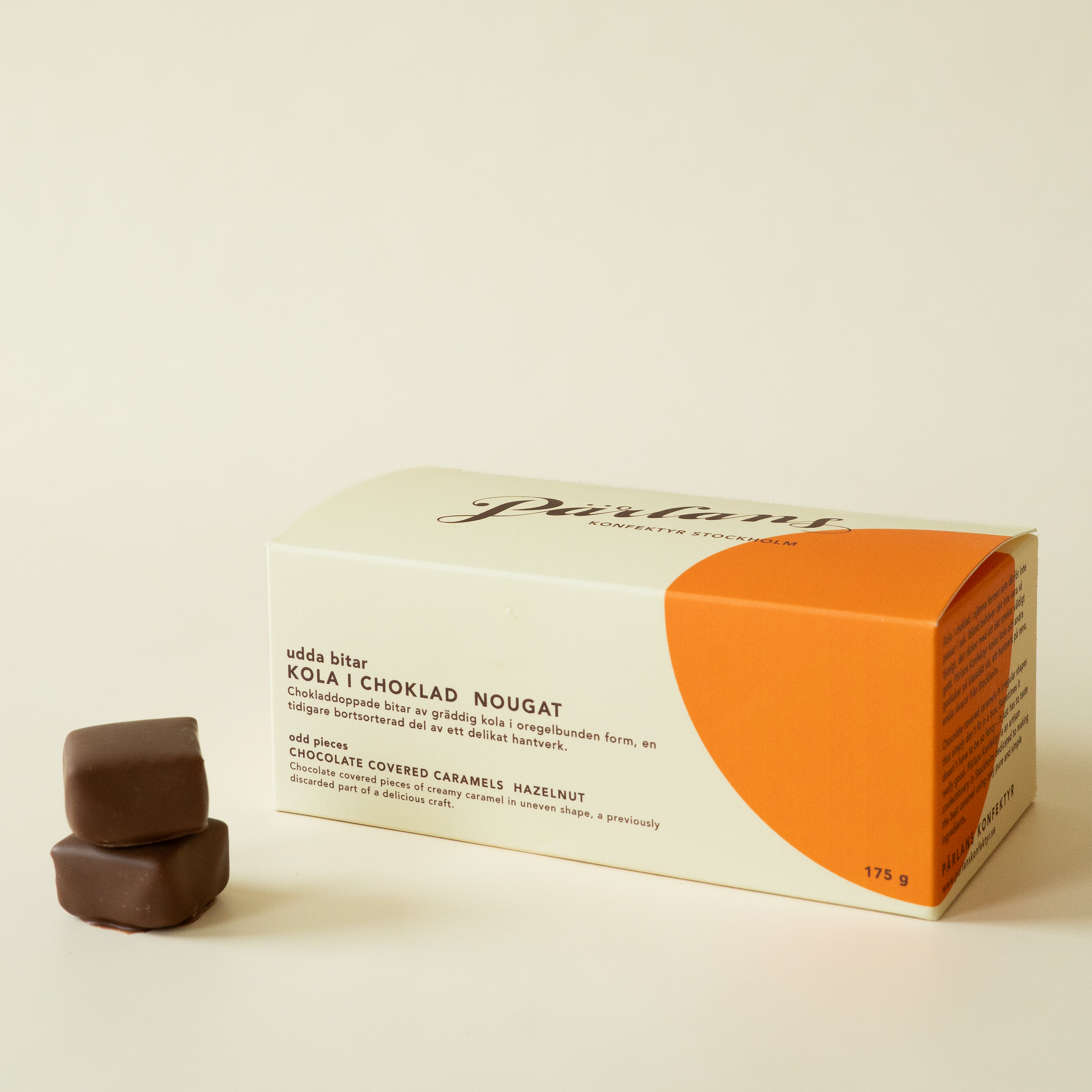 kola i choklad UDDA BITAR NOUGAT 175g