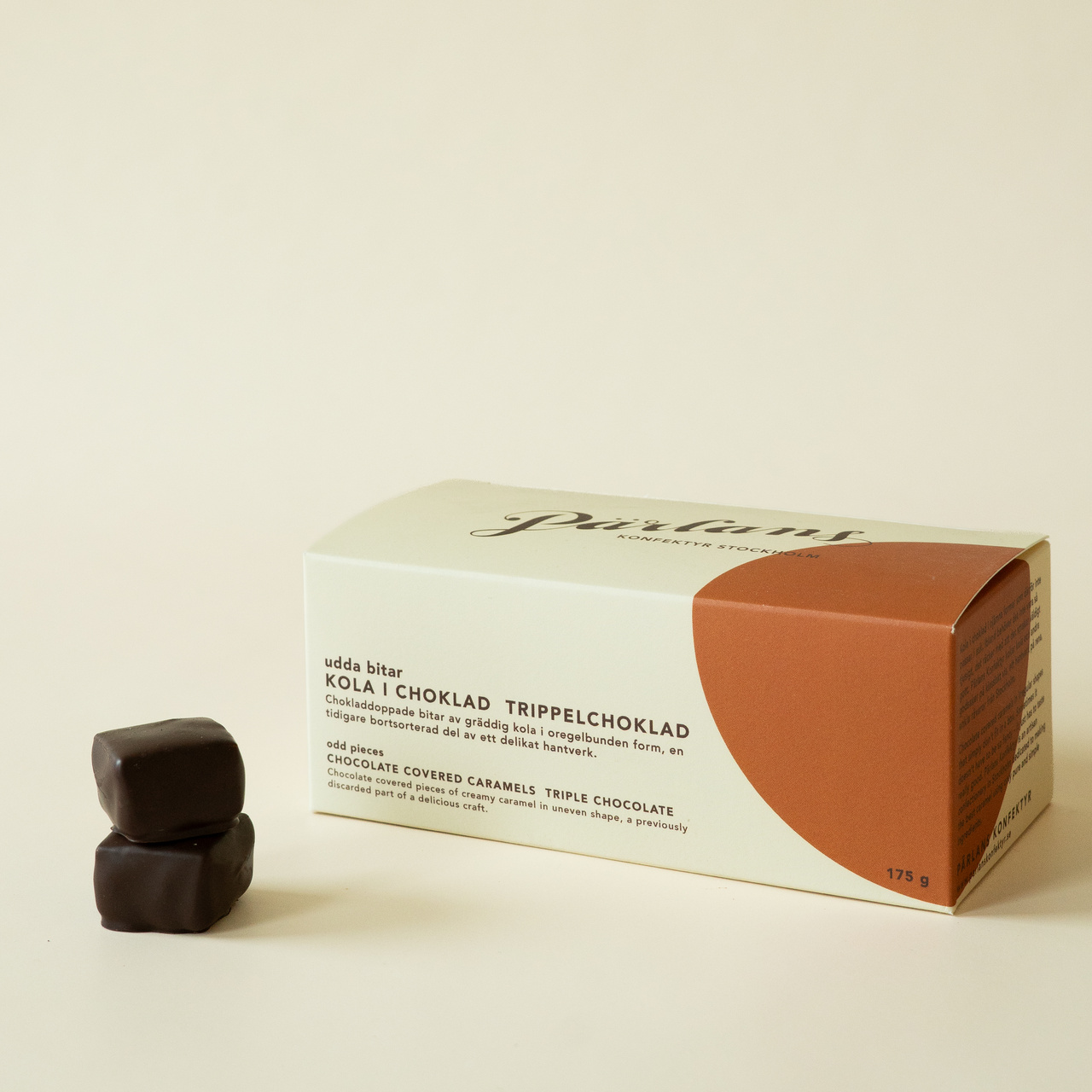 chocolate covered caramel ODD PIECES TRIPLE CHOCOLATE 175g